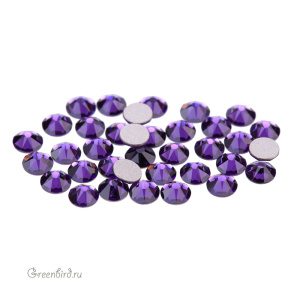 2088 Кристалл холодной фиксации Rose Flatback SS12 – Purple Velvet (#277), уп. 36шт.