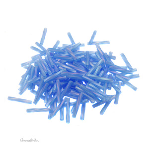 MIYUKI Twisted Bugle 12mm – Matte Transparent Sapphire AB (#261F)