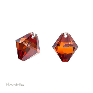 Swarovski 6328 подвеска Биконус 10 мм, красная магма (#001REDM), 1 шт.
