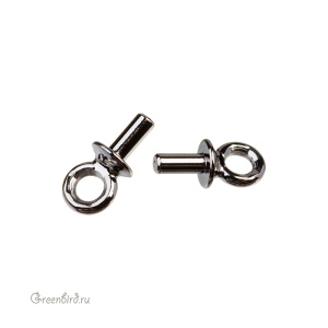 65M002 Компонент для вклеивания Classic Cap 3,5 мм, gunmetal, 1 шт.