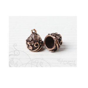 Концевик, ант. бронза, 1 шт. (#2938)