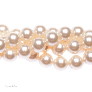 Swarovski 5810 Жемчуг 8 мм, кремово-розовый (#621), уп. 20 шт.