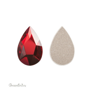 Swarovski 2303 Клеевые стразы Капля 14х9 мм, алый (#276), 1 шт.
