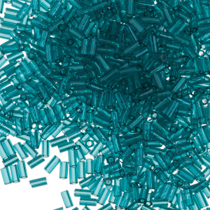 MIYUKI Bugle 3mm – Transparent Teal (#2405)