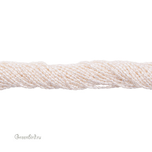 Жемчуг пресноводный "Рис" 5х3 мм, молочный, нить (#2530) Жемчуг пресноводный "Рис" 5х3 мм, молочный, нить (#2530)