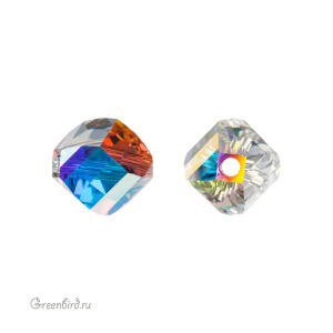 Swarovski 5020 Бусина Спираль 8 мм, прозрачный радужный (#001AB), 1 шт.