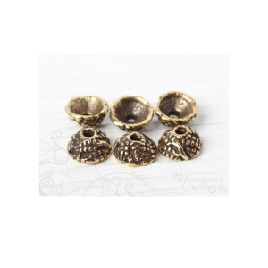 Чашечка, ант. латунь, 1 шт. (#Л2973)