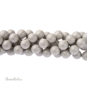 Жемчуг 8 мм #5810 Pastel Grey (#968)