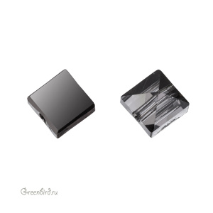 5061 Бусина Square Spike Bead 5,5mm – Crystal Silver Night (#001SINI)