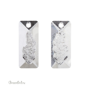 6925 подвеска Growing Crystal Rectangle 36mm – Crystal (#001) 6925 подвеска Growing Crystal Rectangle 36mm – Crystal (#001)