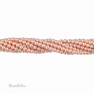 Swarovski 5810 Жемчуг 2 мм, розово-персиковый (#674), уп. 50 шт.
