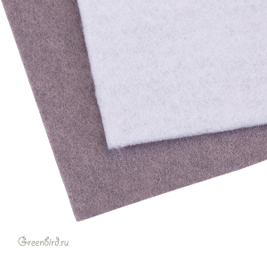 Набор фетра Rayher и EFCO, серый/белый 