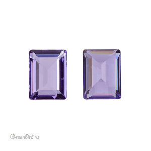 Swarovski 4527 Прямоугольник 8x6 мм, танзанит без фольги (#539UNF), 1 шт.