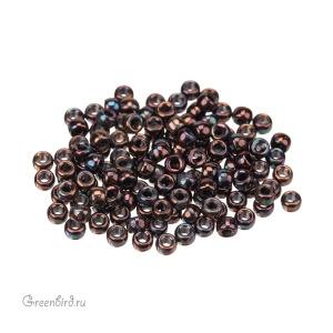 Бисер чешский Matubo цилиндрический 7/0, Luster Jet, 5 гр (#15781JT), 10 г