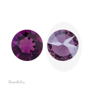 Swarovski 1088 Шатон SS29, аметист сияющий (#204IGNIT), 1 шт.