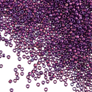 Бисер TOHO Round 15/0 металлизированный золотом (#461), 10 г