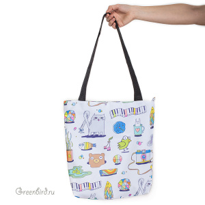 Сумка "Птичка и друзья"