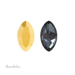 Swarovski 4228 Наветт 8х4 мм, золото (#001AUR), 1 шт.