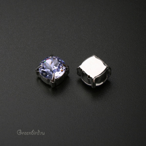 Swarovski 1088 Шатон в оправе SS39, родий, прованская лаванда (#283), 1 шт.