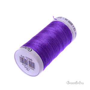 Нить Gutermann для вязания Cotton 12, фиолетовый (#1235)