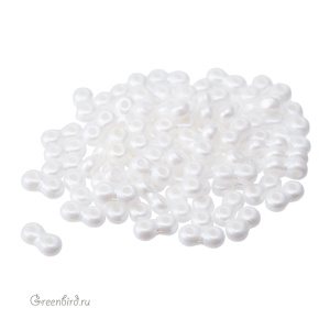 Infinity 3x6mm, Pastel White, 5 гр (#25001)