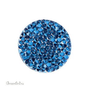 Swarovski 700132 Кристальная ткань Fine Rocks 20 мм, синий (#GP24468), 1 шт.
