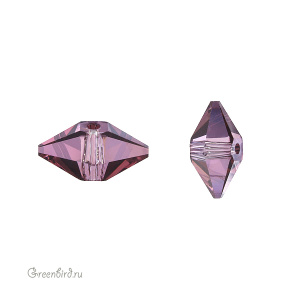 Swarovski 5747 Бусина Шип двойной 12х6 мм, сиреневая дымка (#001LISH), 1 шт.