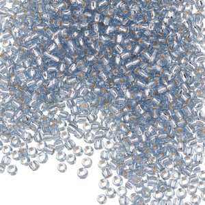 Бисер TOHO Круглый 11/0 RE:Glass Permanent Finish, внутреннее серебрение (#REPF5033)