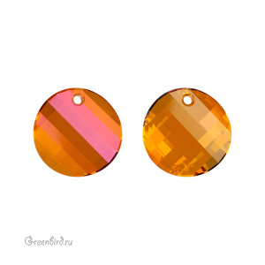 Swarovski 6621 подвеска Твист 28 мм, астральный розовый (#001API)