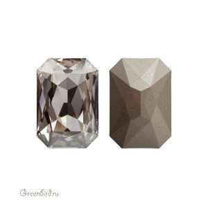 Swarovski 4627 Тонкий Октагон 27x18,5 мм, серебристая дымка (#001SSHA), 1 шт.