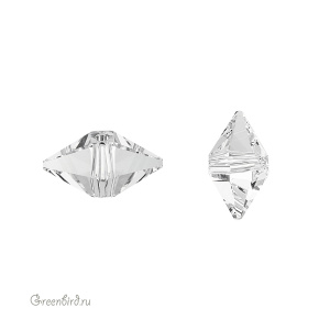5747 Бусина Double Spike 12x6mm – Crystal (#001)