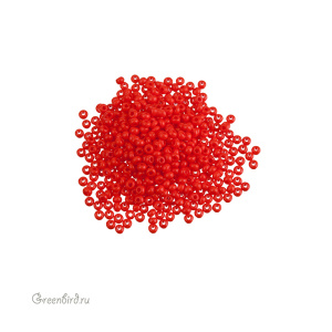 Czech 11/0, непрозрачный, Light Red (#93170) Czech 11/0, непрозрачный, Light Red (#93170)