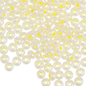 Бисер чешский PRECIOSA Czech круглый 6/0, непрозрачный, Yellow Ceylon (#37186), 10 г