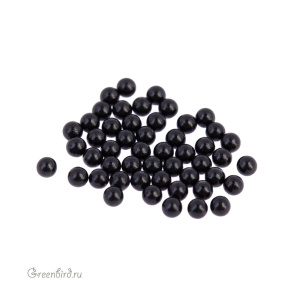 Swarovski 5809 Жемчуг без отверстий 2 мм, мистический черный (#335), уп. 50 шт.