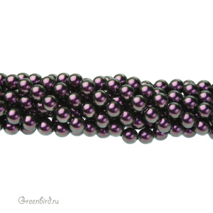 Жемчуг 5 мм #5810 Iridescent Purple (#943)