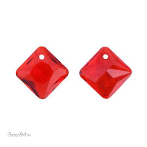 Swarovski 6431 подвеска Принцесса 16 мм, светлый сиам (#227), 1 шт.