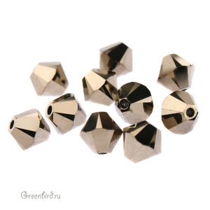 Swarovski 5328 Биконусы 5 мм, светло-золотистый 2X (#001MLGLD2), уп. 10 шт.