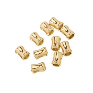 Бусина "Бамбук" 7 x 5 мм, золото, 1 шт. (#CN-BM-001G) Бусина "Бамбук" 7 x 5 мм, золото, 1 шт. (#CN-BM-001G)