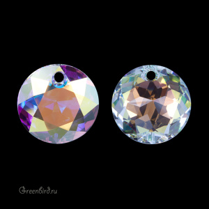 6430 подвеска Classic Cut 14 mm – Crystal AB (#001AB)