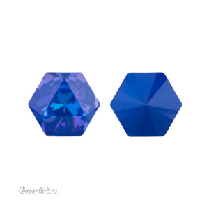 Swarovski 4699 Призматический гексагон 9,4x10,8 мм, королевский синий делайт (#001L110D), 1 шт.