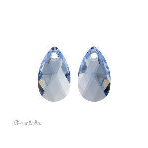 6106 подвеска Pear Shaped 16mm – Light Sapphire (#211)
