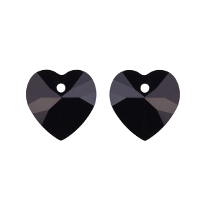 Crystalbird 6228C подвеска Heart 10 мм – Jet (#280), 1 шт. (#CBPN-0050)