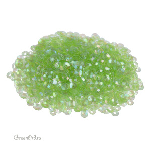 Пайетки 3мм чаша Verde Limone (#108)