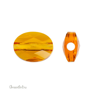 Swarovski 5051 Бусина Мини Овал 8х6 мм, танжерин (#259), 1 шт.