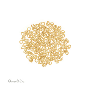 Соединительные кольца 3 мм, толщ. 0,7 мм, золото (#SVA-Rings-009G)