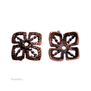 JBB Чашечка "Витая веревка", ант. медь (J77-83)