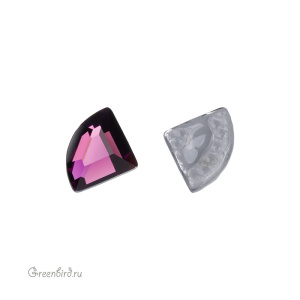 Swarovski 2715 Термостразы Коннектор 4 мм, аметист (#204), 1 шт.