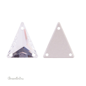 Swarovski пришивные 3271 Треугольник 18х21,1 мм, прозрачный (#001), 1 шт.