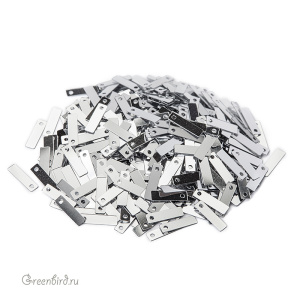 Пайетки Motivo M95 9х2,5 мм – Argento (#1111)