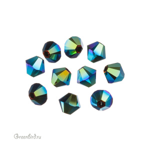 5328 Bicone 5mm – Jet AB 2X (#280AB2)